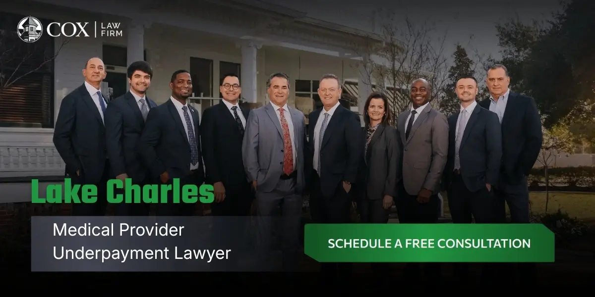 Lake Charles Medical Provider Underpayment Lawyer